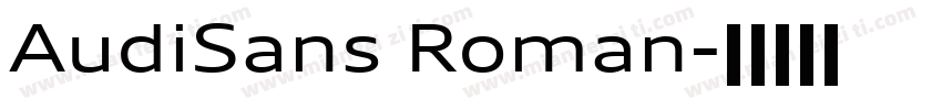 AudiSans Roman字体转换